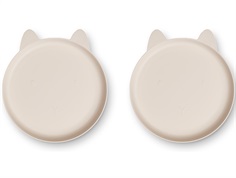 Liewood rabbit sandy plate Mae (2-pack)